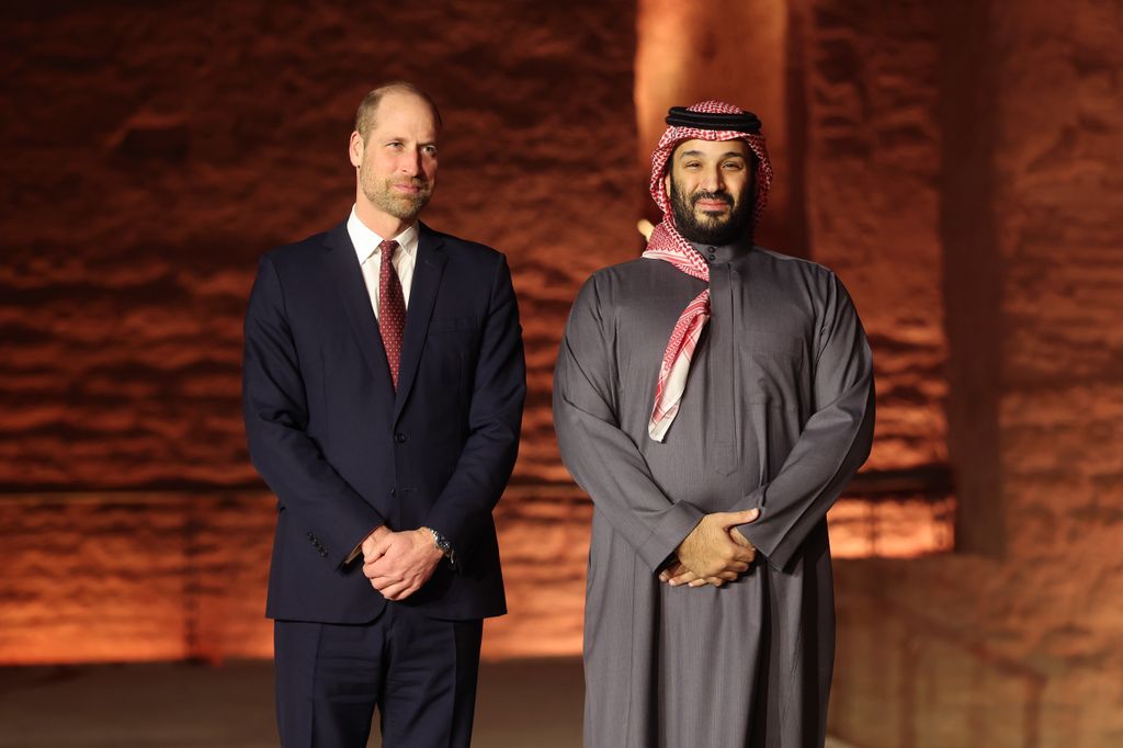 El príncipe Guillermo y el príncipe heredero de Arabia Saudí, Mohammed bin Salman Al Saud