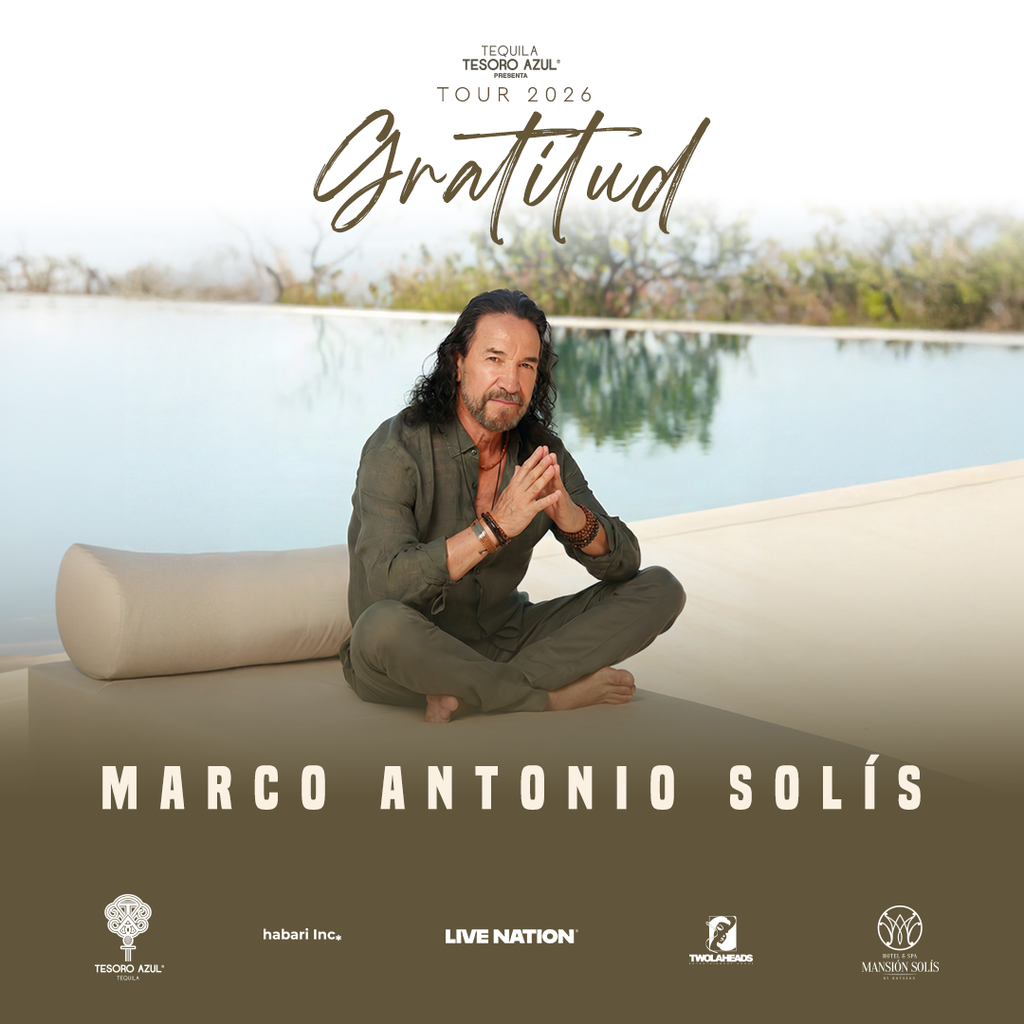 Marco Antonio Solís ha anunciado su nueva gira en Estados Unidos 'Tour Gratitud 2026'.