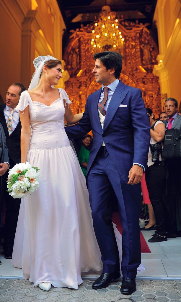 La boda religiosa de Lourdes Montes y Francisco Rivera en Sevilla (12 de julio de 2014).