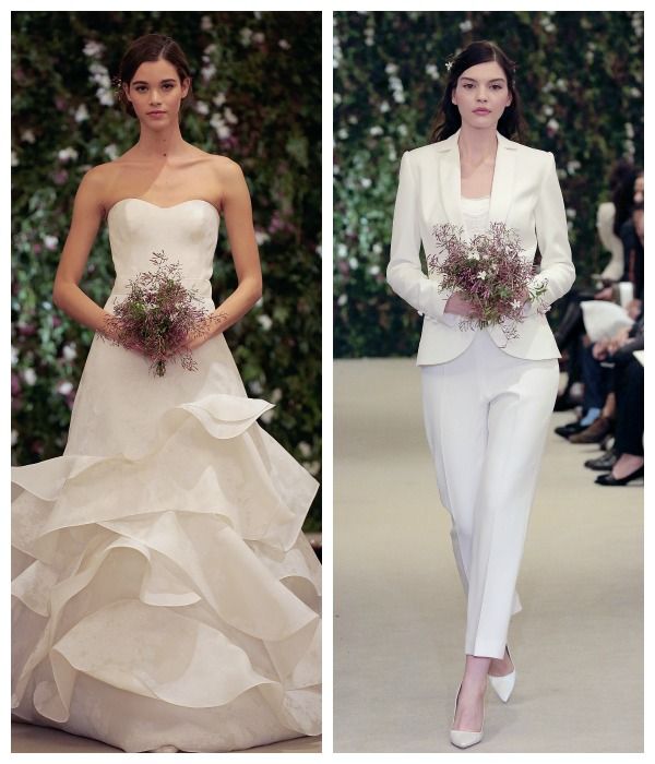 Carolina Herrera, colección nupcial primavera-verano 2016.
