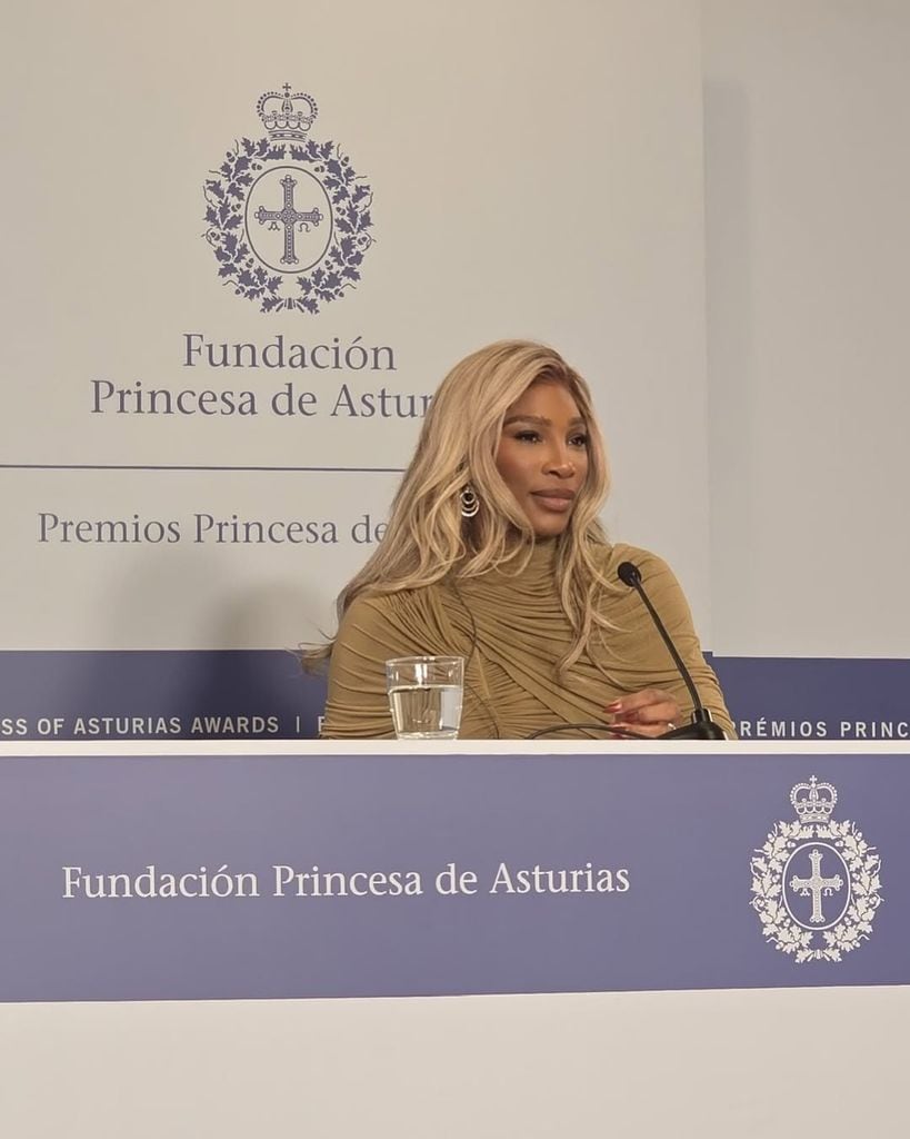 Serena Williams en Oviedo para recibir el Premio Princesa de Asturias de los Deportes