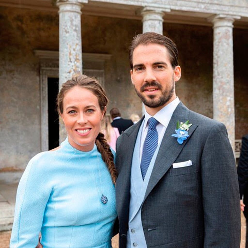 Philippos de Grecia y Nina Flohr