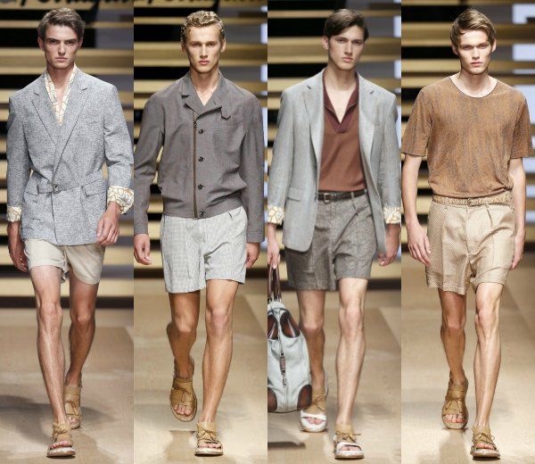 Agosto: pantalón corto.

Salvatore Ferragamo, primavera-verano 2015.
