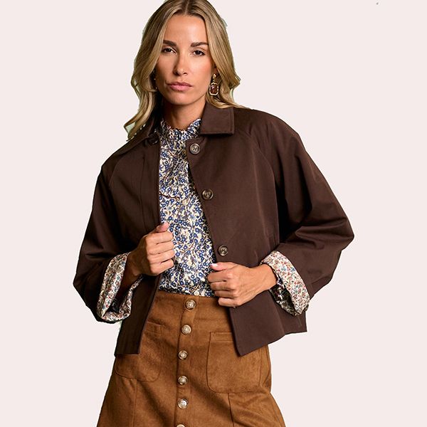 Chaqueta de Mujer de Manga Larga con Solapa Polin et Moi