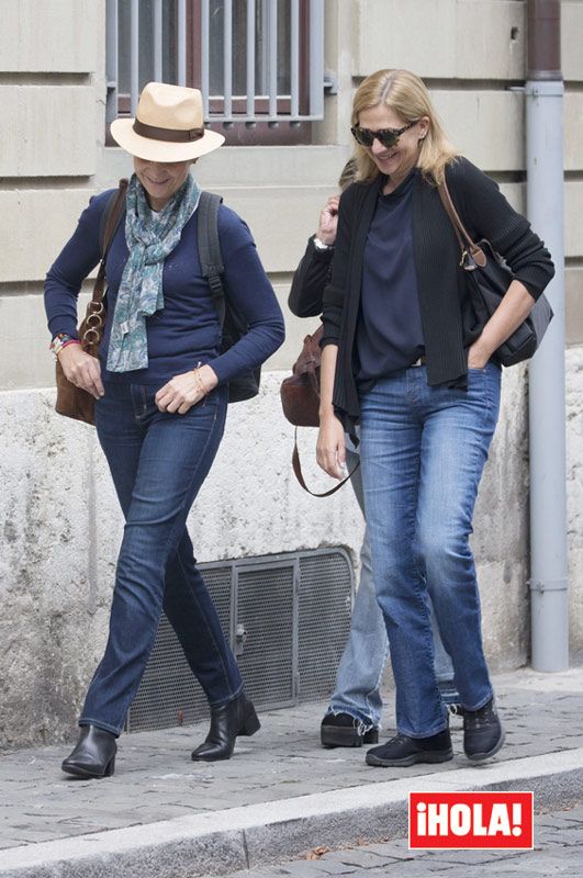 La infanta Elena, de vacaciones con los Urdangarin en Bidart