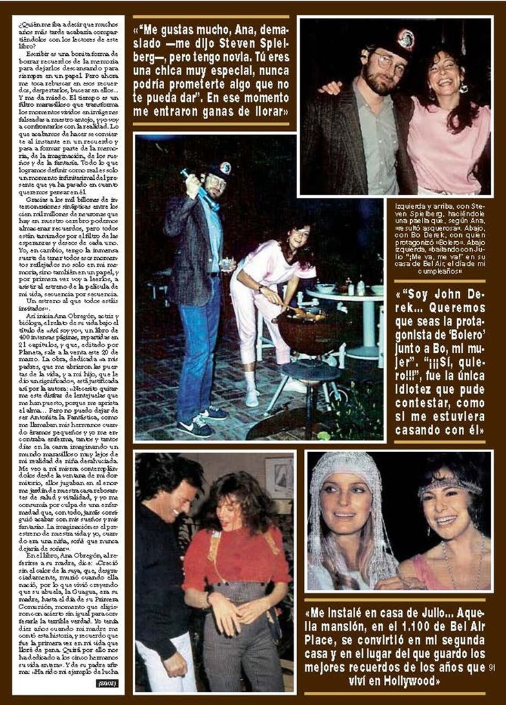 HOLA 3529. 21 marzo 2012. Reportaje autobiografía de Ana Obregón.