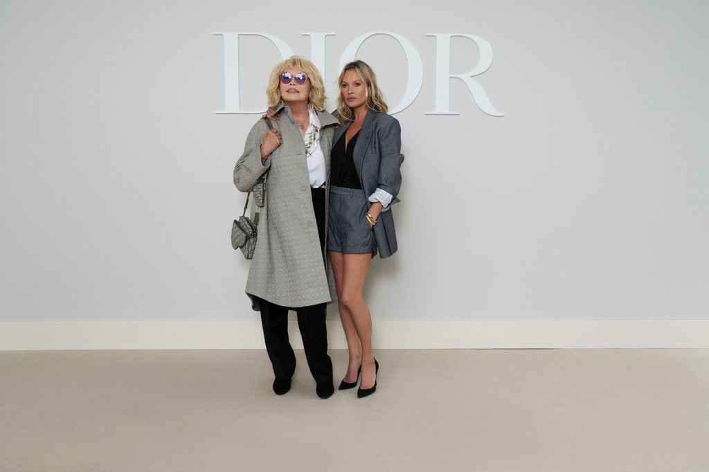 Amanda Lear y Kate Moss 