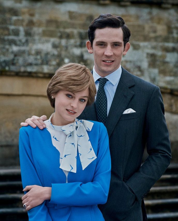 Carlos y Diana en la serie 'The Crown'