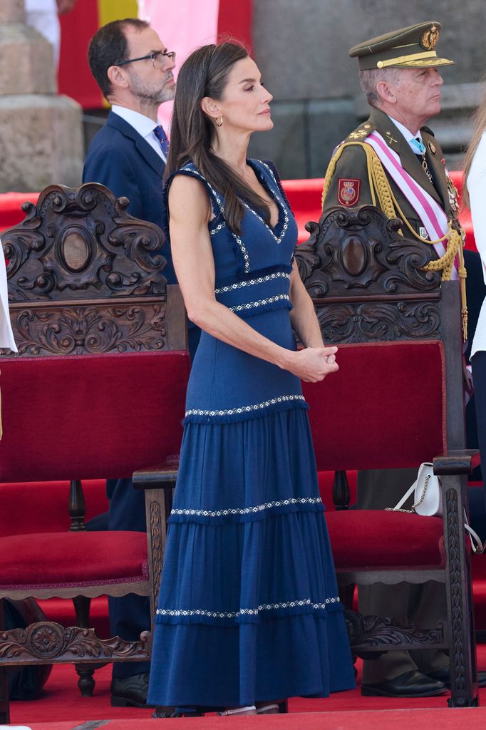 La reina Letizia en Marín