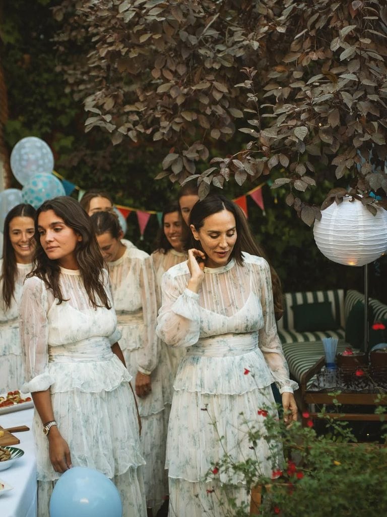 Tamara Falcó con vestido de flores