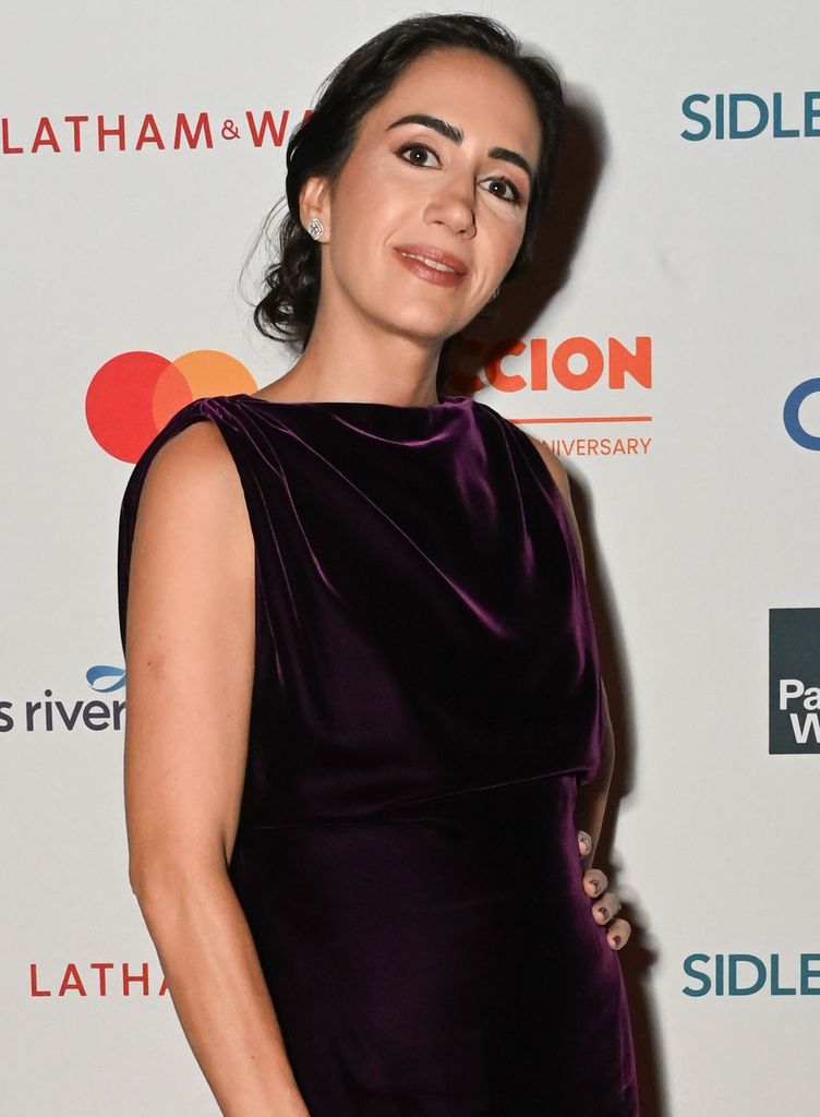 Cristina Junqueira en la Gala de Accion en mayo de 2026 en Nueva York.