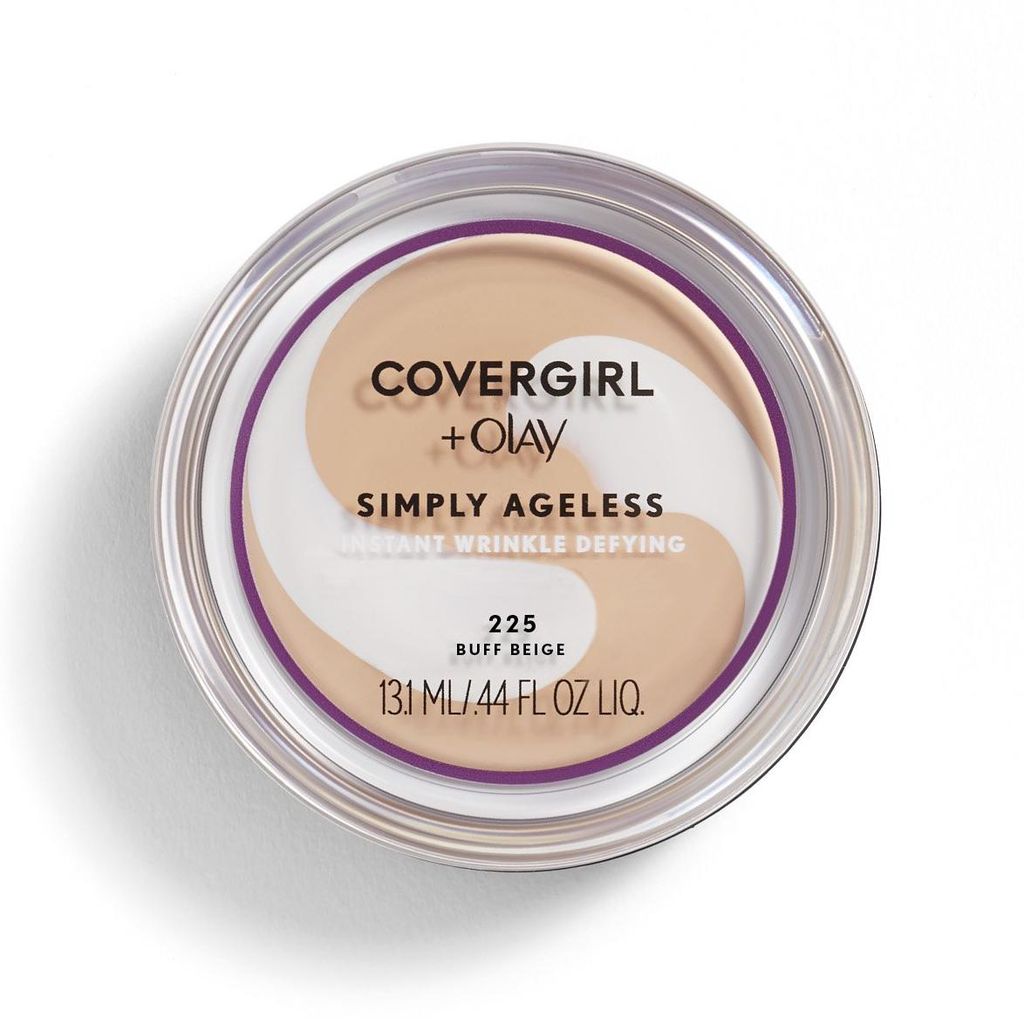 simply ageless wrinkle defying foundation de covergirl olay