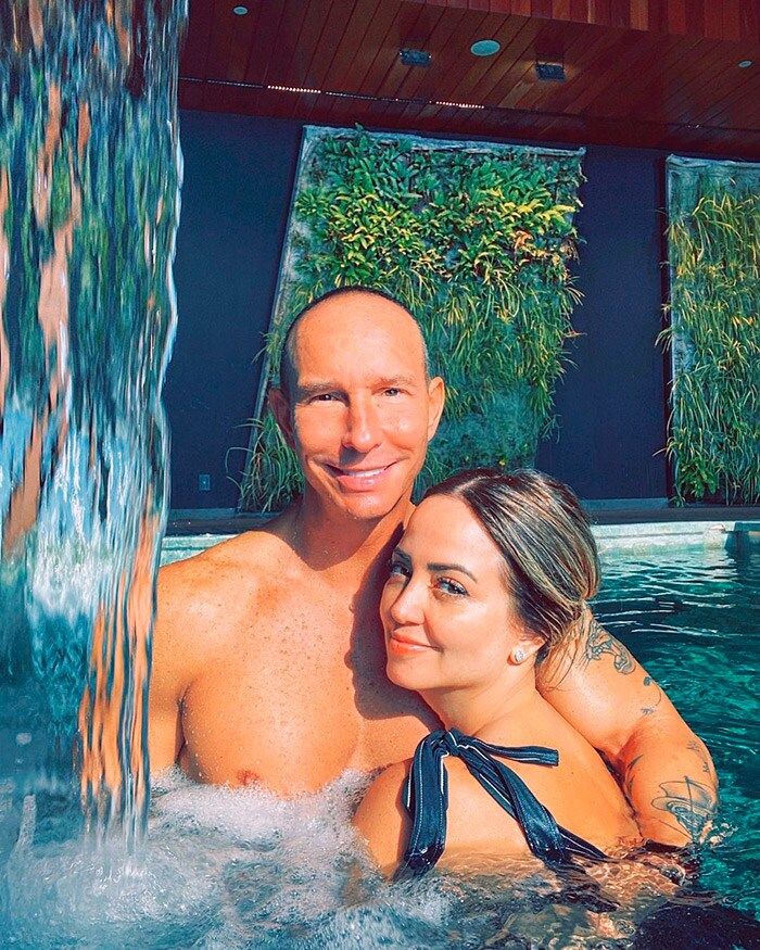 Erik Rubín y Andrea Legarreta