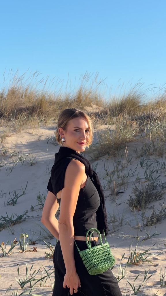El look de Leire Ortiz para la preboda de Anna y Mario