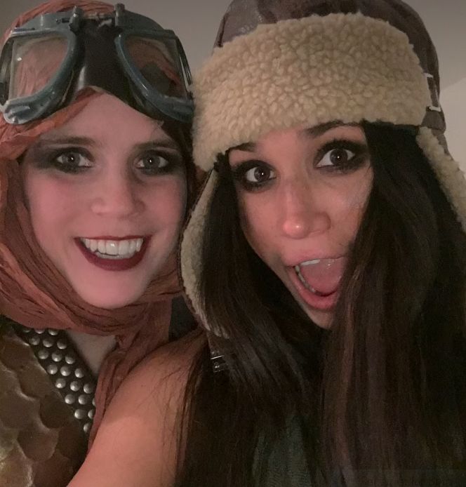 La princesa Eugenia y Meghan Markle se hicieron un selfie en Halloween de 2016