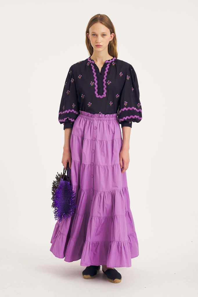 Falda bohemia.