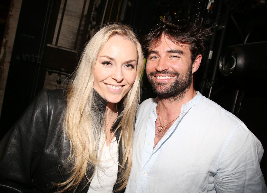 Lindsey Vonn y Matthieu Bailet en el musical The Outsiders