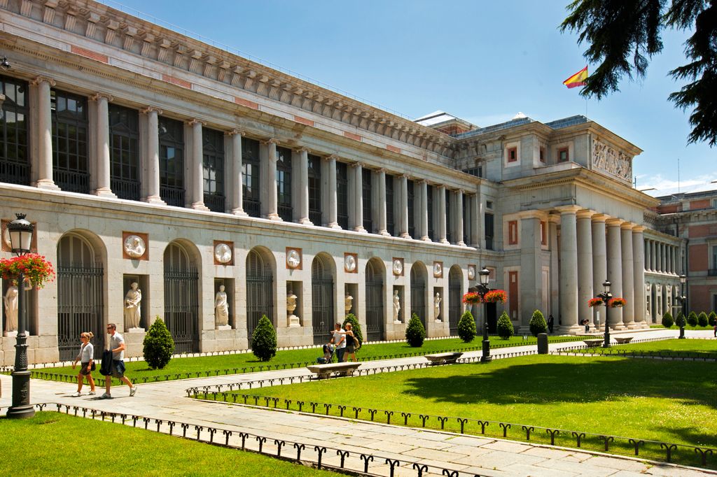 Madrid, exterior del Museo del Prado