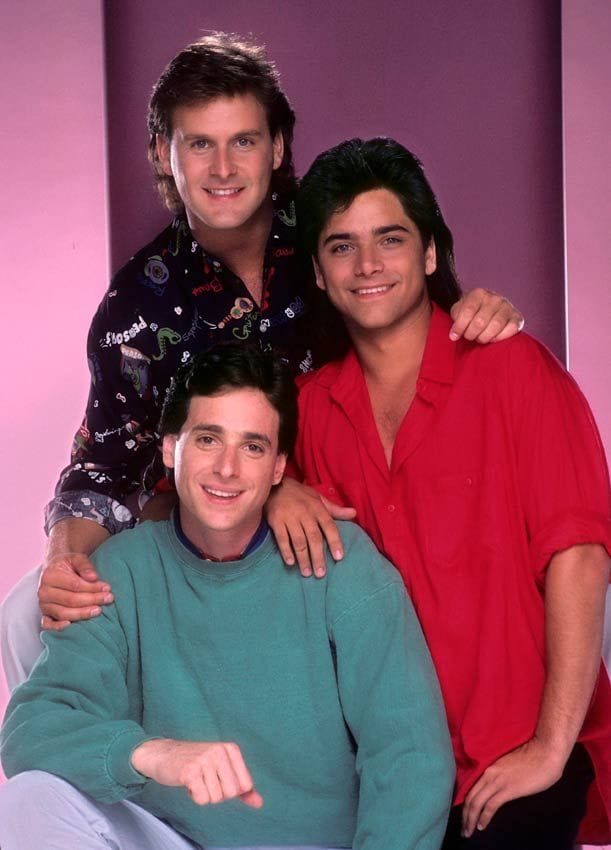 John Stamos, Bob Saget y Dave  Coulier en 'Padres forzosos'