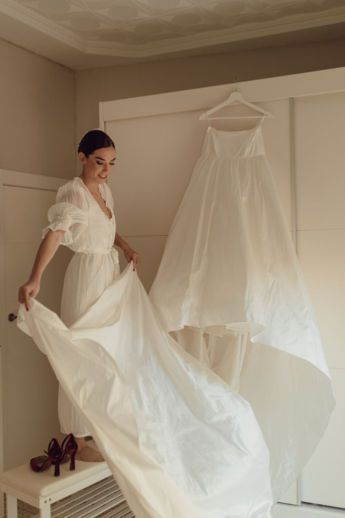 Preparativos de novia