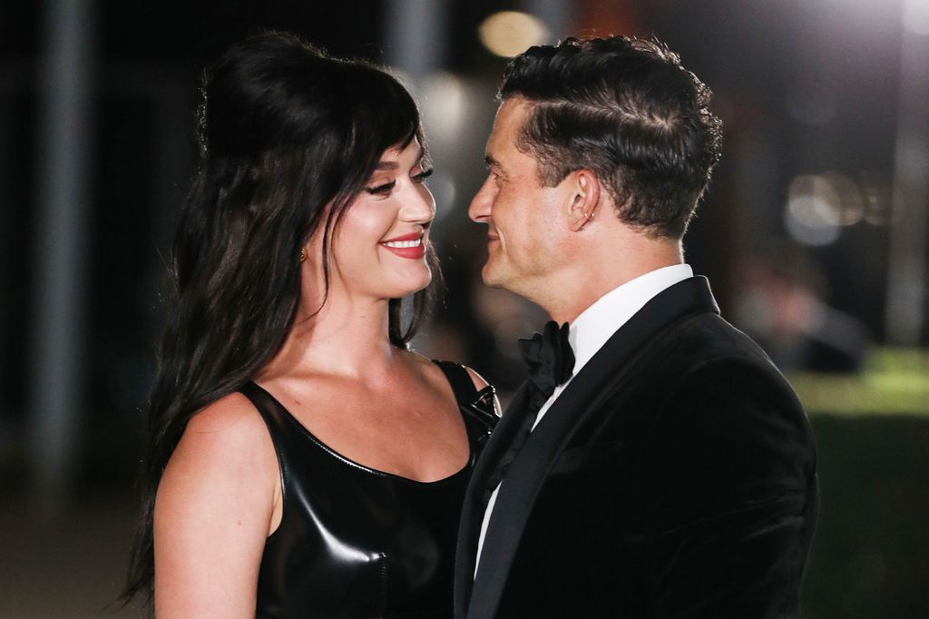 Katy Perry y Orlando Bloom en la gala Academy Museum of Motion Pictures en Los Angeles en septiembre de 2021
