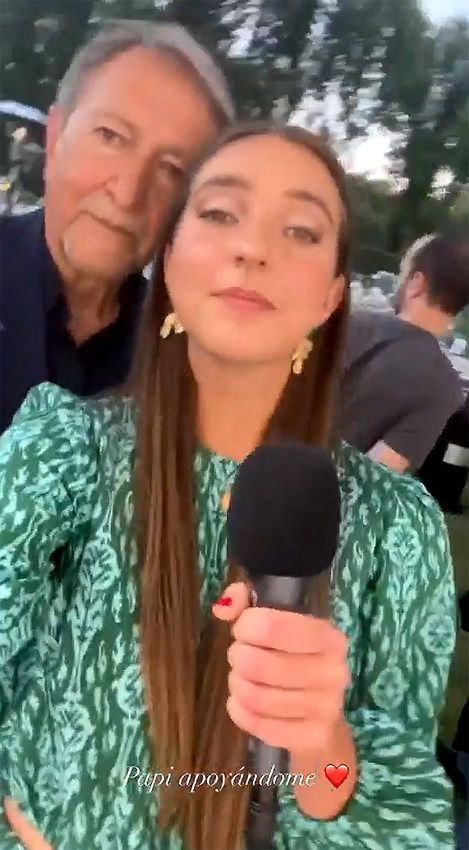 Paco Lobatón con su hija Berenice