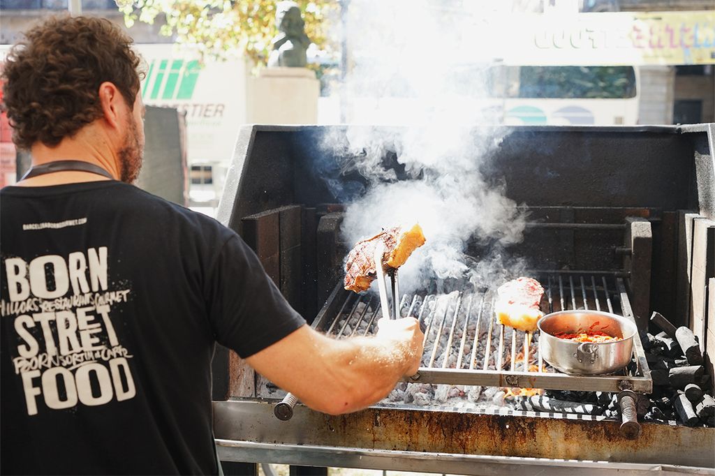 Puesto de comida en el festival 'Born Street Food'