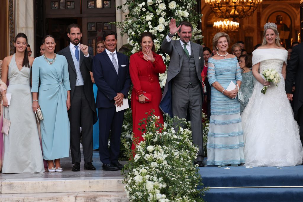 Teodora de Grecia y Matthew Kumar contraen matrimonio en Atenas
