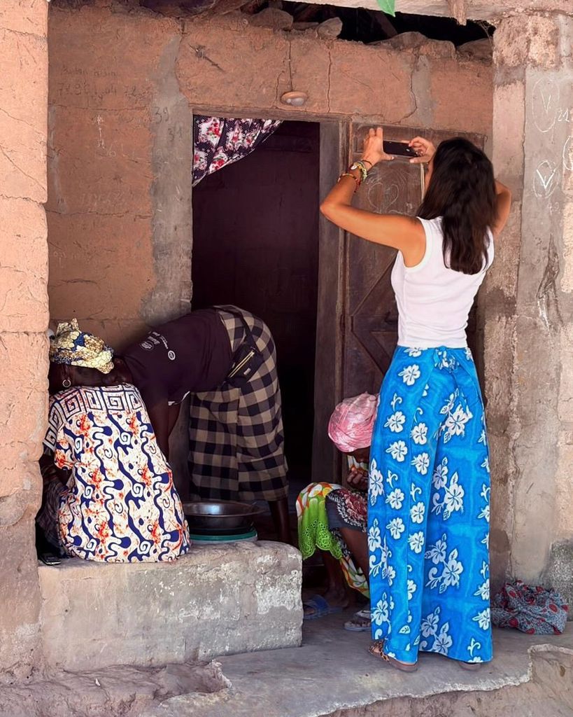 Cristina Saavedra en África