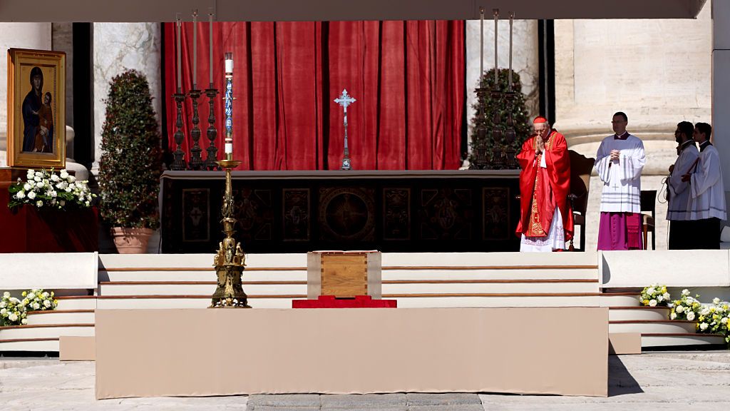 Momento misa funeral Papa Francisco