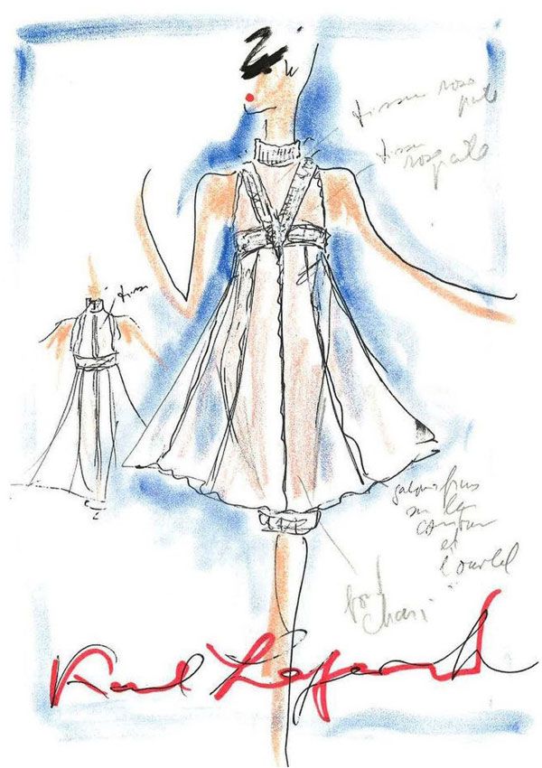 Dibujo-Karl-Lagerfeld