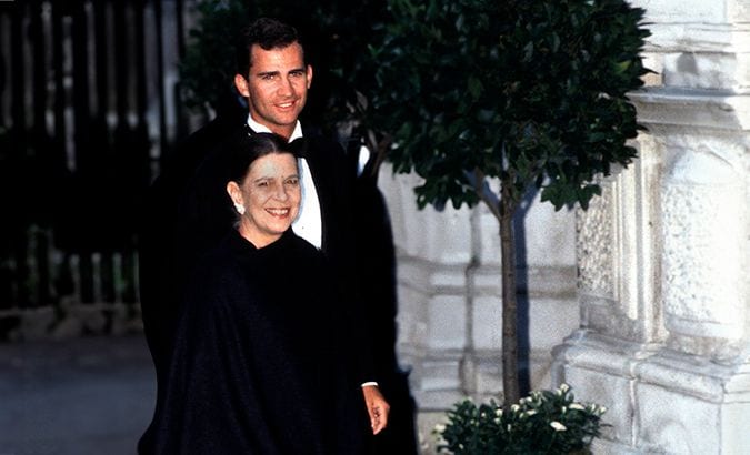 Irene de Grecia con su sobrino, el rey Felipe VI