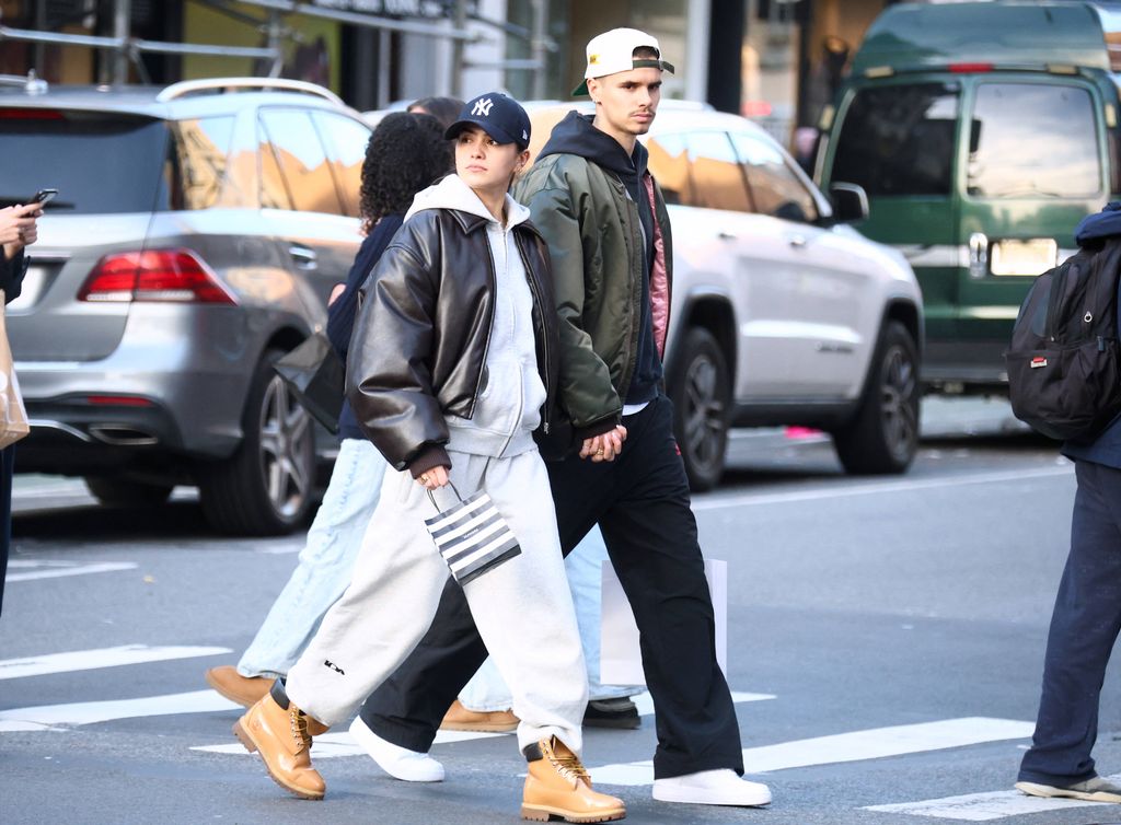 Romeo Beckham y Kim Turnbull en New York