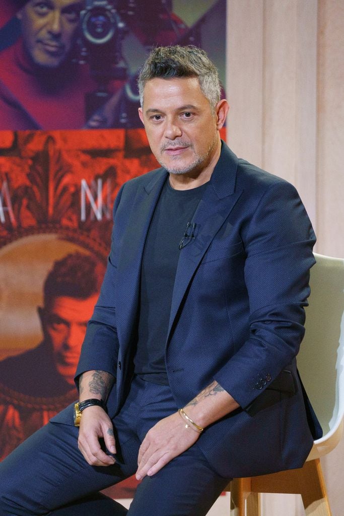 Alejandro Sanz en el lanzamiento de su álbum 'Sanz' en Madrid en diciembre de 2021.