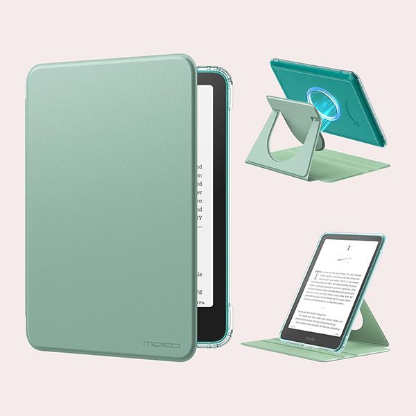 MoKo Funda Giratoria 360° para 7" Kindle Paperwhite12ª Gen 2024 y Kindle Colorsoft 2024/2025
