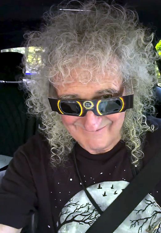 Brian May, listo para el eclipse