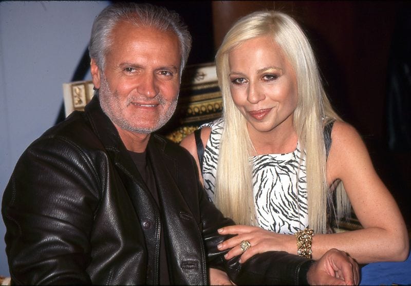 Gianni y Donatella Versace juntos