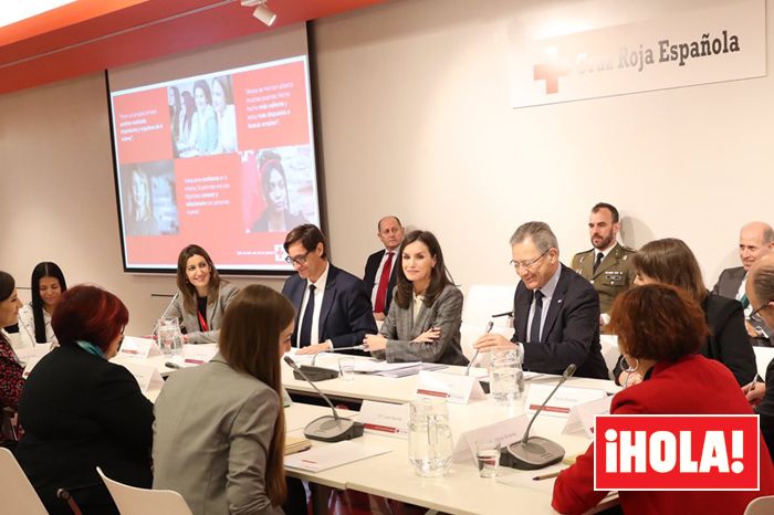 La reina Letizia en Cruz Roja