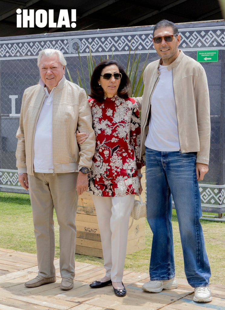 Carlos Hank, Graciela González y Carlos Hank
