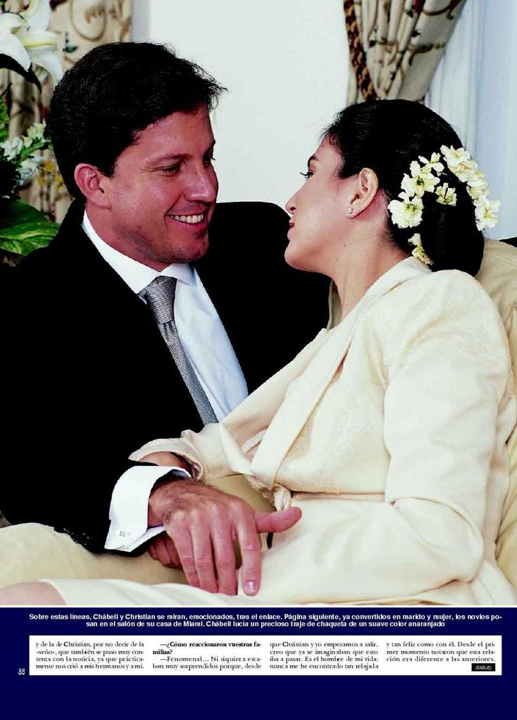Chábeli Iglesias y Christian Altaba