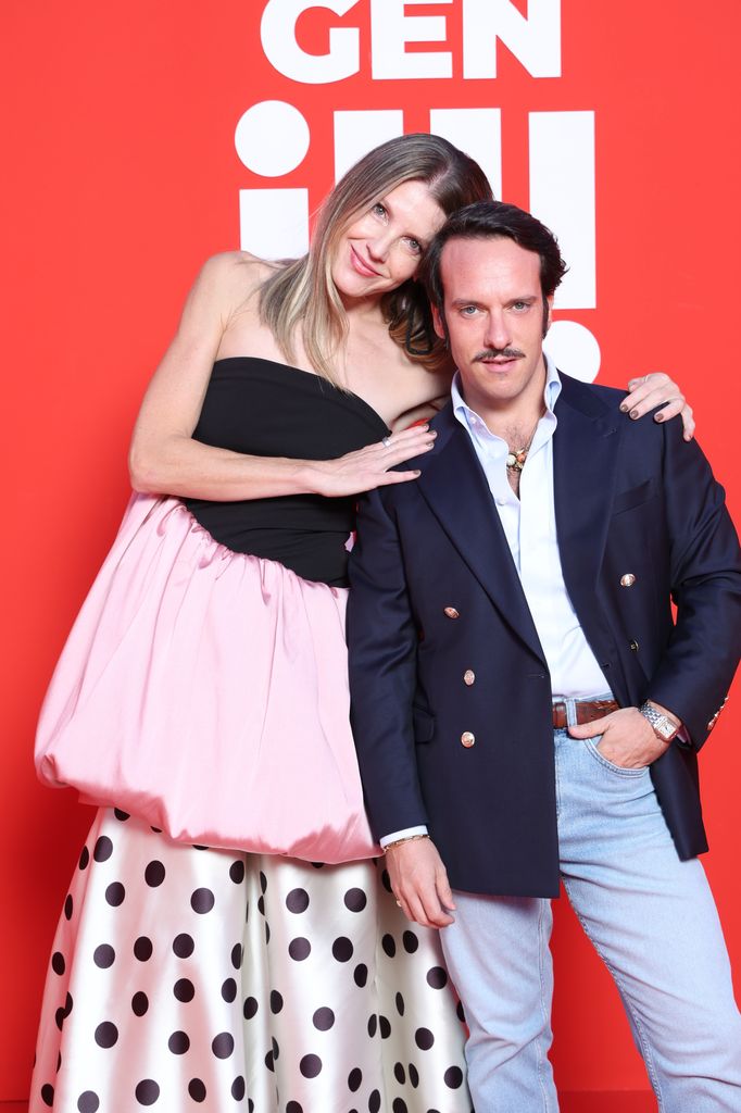 Crys Dyaz y Fabio Encinar, en la alfombra roja de los Premios GEN ¡H!, celebrados en Las Ventas este martes 22 de septiembre, en Madrid