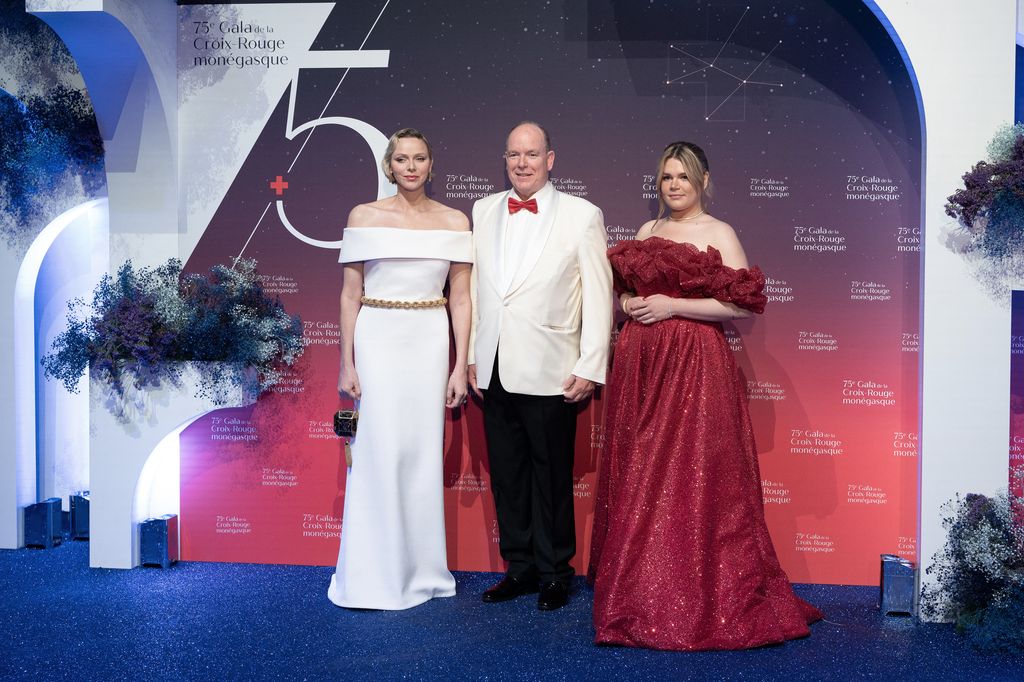 Camille Gottlieb en la gala de la Cruz Roja 