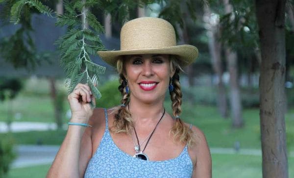 Miriam Díaz-Aroca posa durante el I Ciclo de Cine y Moda