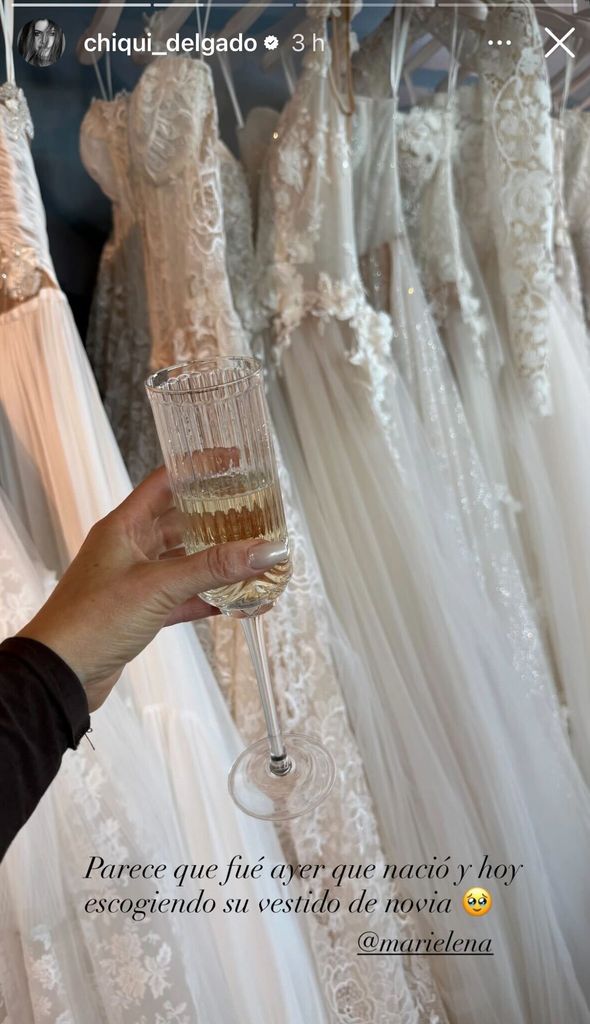 'Chiqui' Delgado se mostró emocionada por este momento que está viviendo junto a su hija, pues le parece que fue ayer que Marielena llegó a su vida.