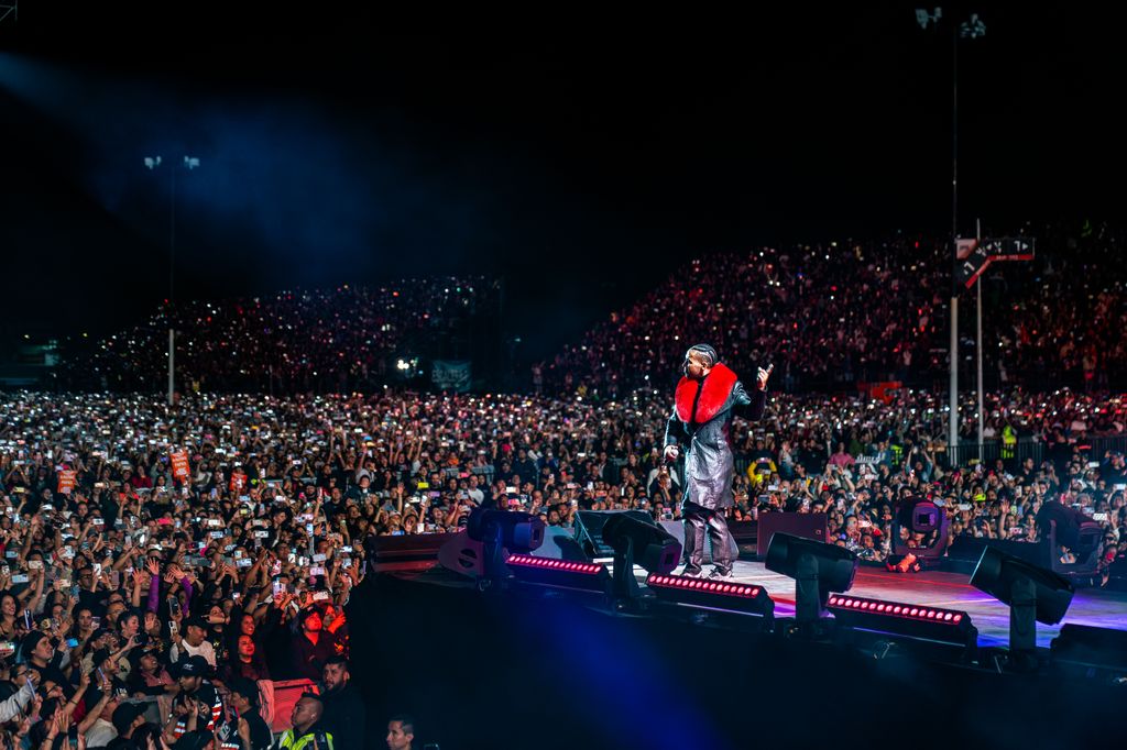 Don Omar logró reunir a unas 70 mil personas en sus dos conciertos consecutivos en la Ciudad de México.