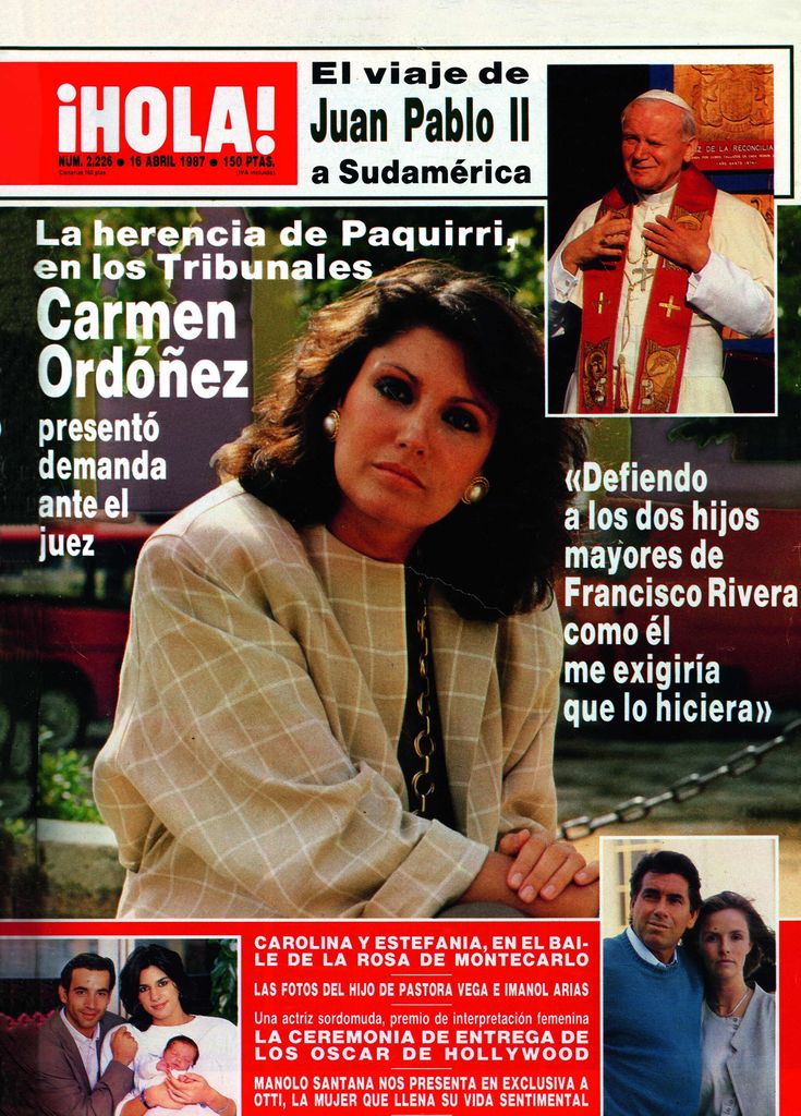 Portadas de ¡HOLA! sobre la herencia de Paquirri y la Familia Rivera