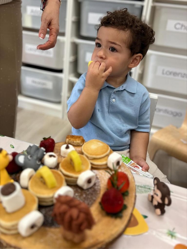 Lorenzo tuvo un desayuno especial por su cumpleaños