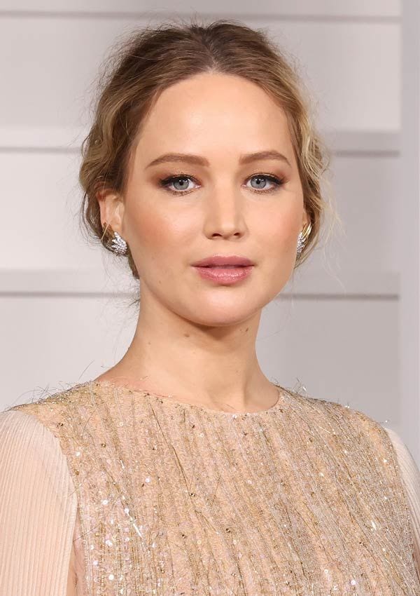 Jennifer Lawrence maquillaje en el estreno de Don't Look Up en Nueva York
