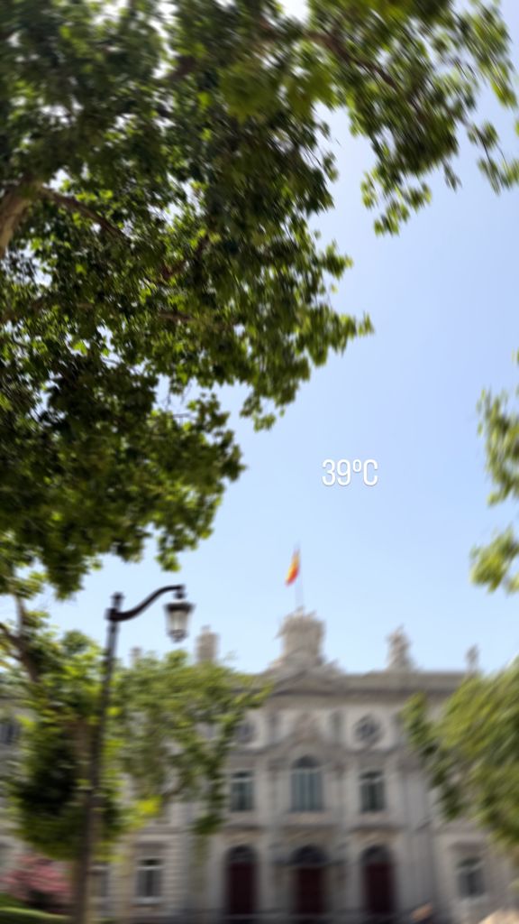 Con Madrid rozando los 40 grados, la marquesa de Cubas optó por disfrutar de una jornada casera junto a sus hijas