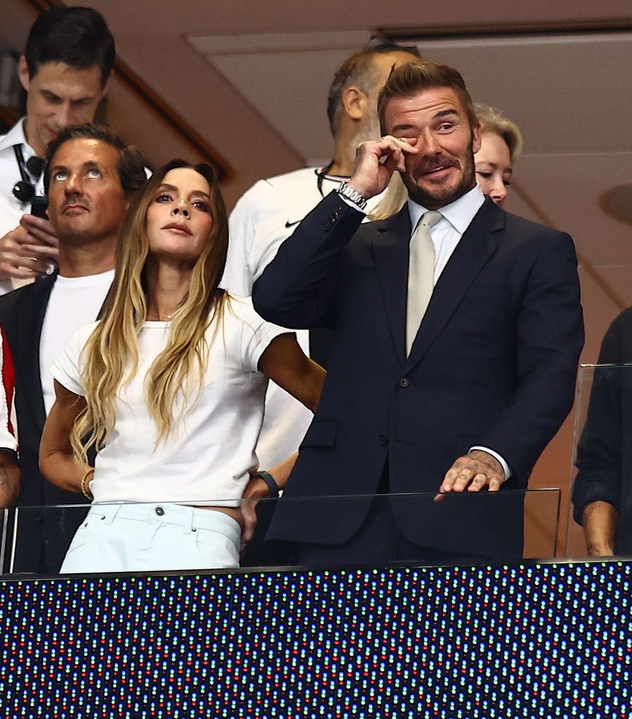 Las lágrimas de David Beckham representaron a todo un país en la semifinal del Mundial
